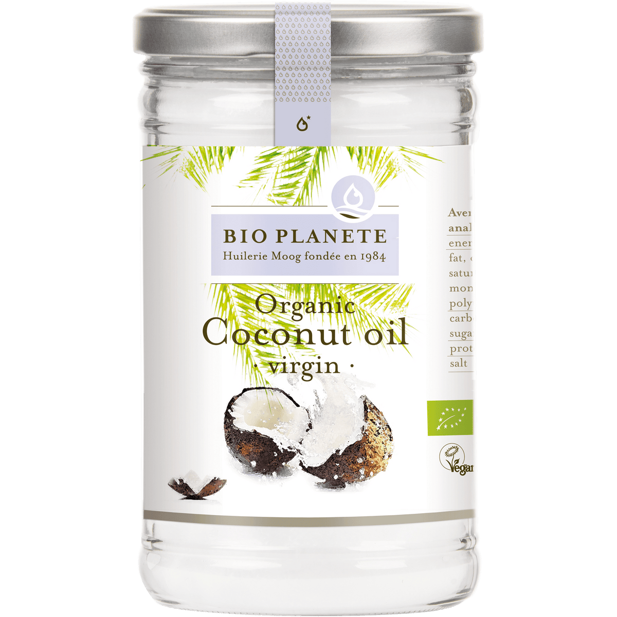 BioPlanète Kokosolja Virgin Ekologisk | 950 ml