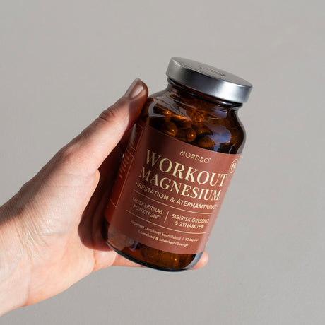 NORDBO Workout Magnesium | 90 kapslar