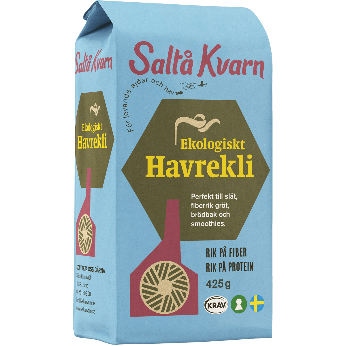 Saltå kvarn Havrekli - Ekologisk | 425 g