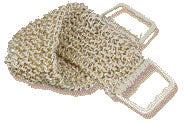 Sisal Massageband Finstickad