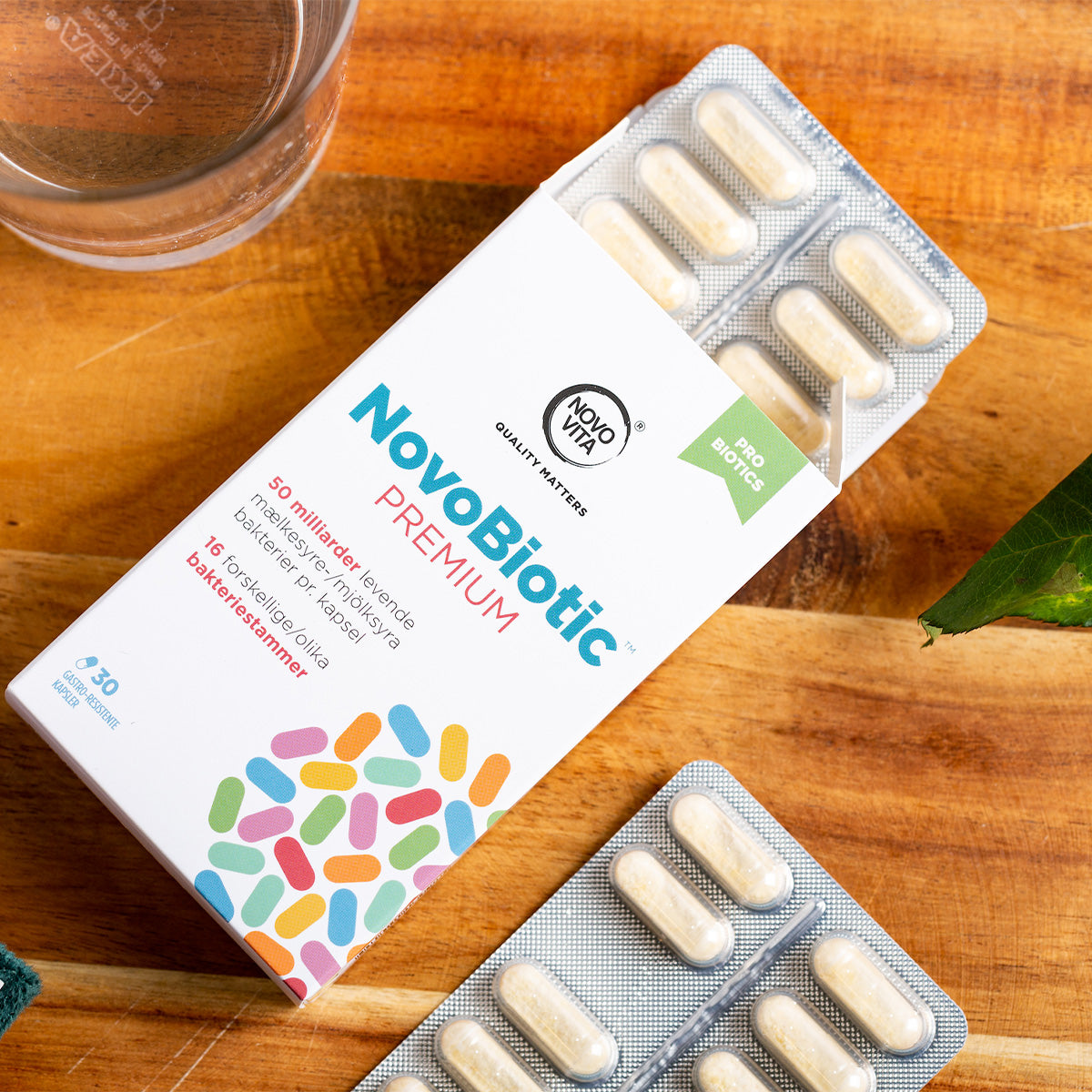 Novo Vita Novobiotic Premium Mælkesyrebakterier | 30 kapsler