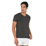 Boody Men´s V-neck T-shirt Dark Marl | Stl. S