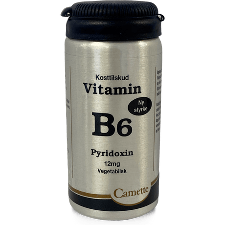 Camette B6 Vitamin Pyridoxin 12mg | 90 tabletter