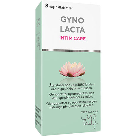 Gynolacta återställer och upprätthåller den naturliga pH-balansen i vaginan