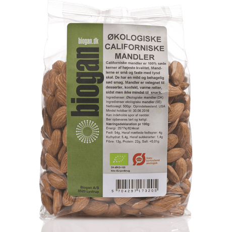 Biogan Mandel Kalifornien Ekologisk | 400 g
