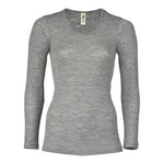Engel Natur Blus Merinoull & Silke Light Grey | Stl. 34/36