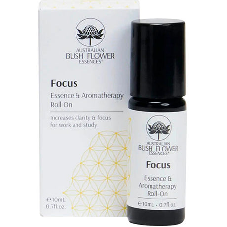 Australian Bush Flower Essences Roll On (10 ml) | Focus Essence & Aromaterapi