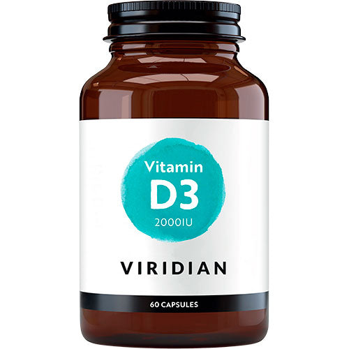 Viridian Nutrition Vitamin D3 Vegansk | 60 kapslar