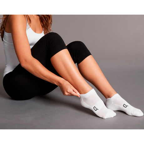 Bambu Strumpor Vit damstorlek 34-40