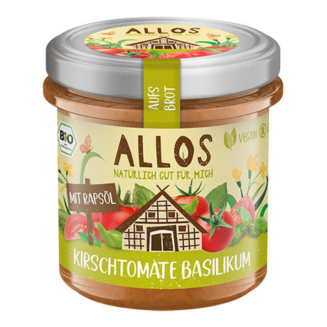 Smörgåspålägg Aufs Brot Cherry Tomat basilika EKO