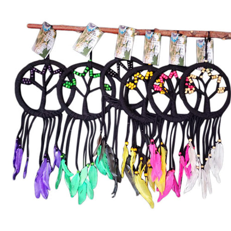 Tree of life drömfångare ass. färger