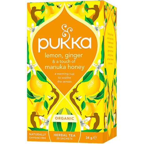 Pukka Citron, Ingefära & Manukahonung Te Ekologisk | 20 påsar