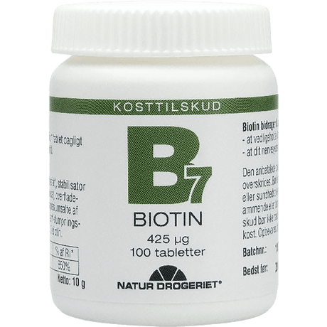 Natur-Drogeriet Biotin | 100 tabletter