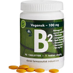 DFI Gröna dfi Vitaminer B2 100 mg | 90 tabl.