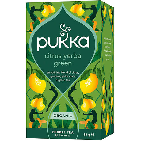 Pukka Citrus Yerba Green Te Økologisk | 20 breve