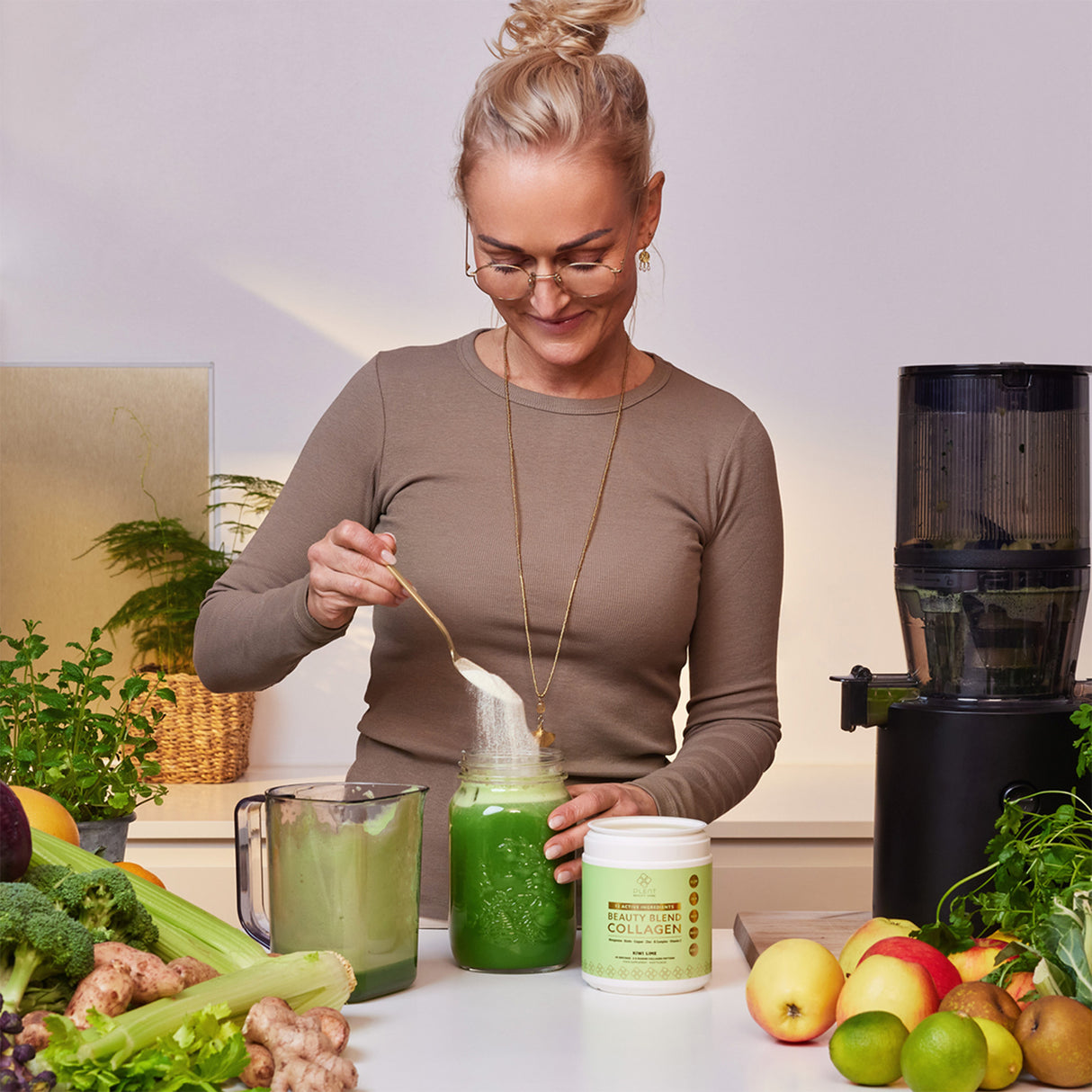 Plent Beauty Blend Collagen | Kiwi Lime
