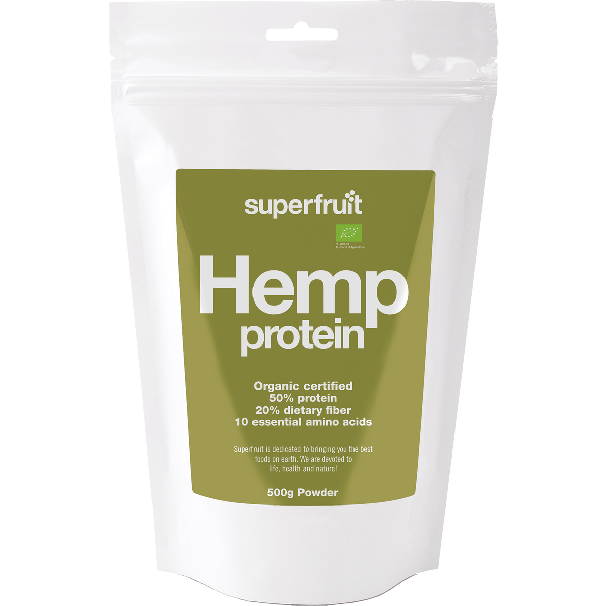 Superfruit Hampa Proteinpulver | 500 g