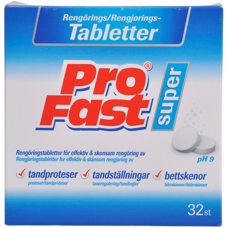 Ekulf Profast rengöringstabletter | 32 tabletter